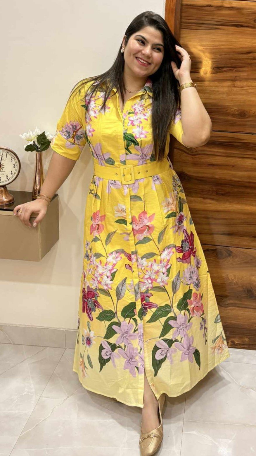 Yellow dress